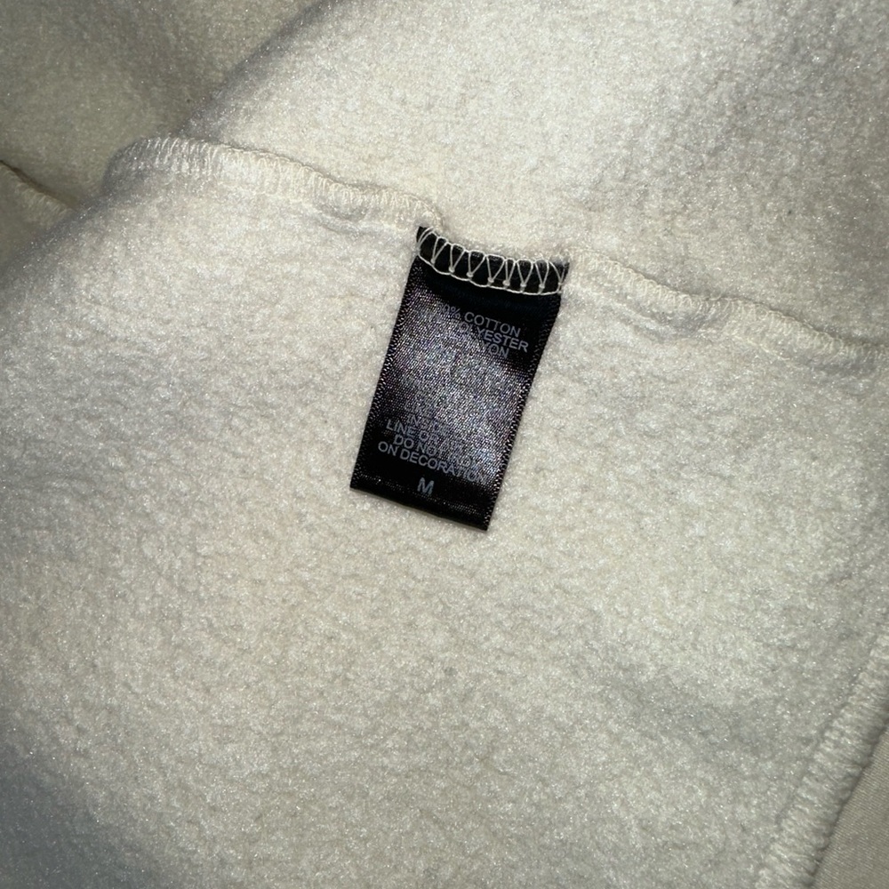 ππ» Aviator Nation Five Stripes white cream colored zip Ip hoodie unisex medium - Picture 7 of 9
